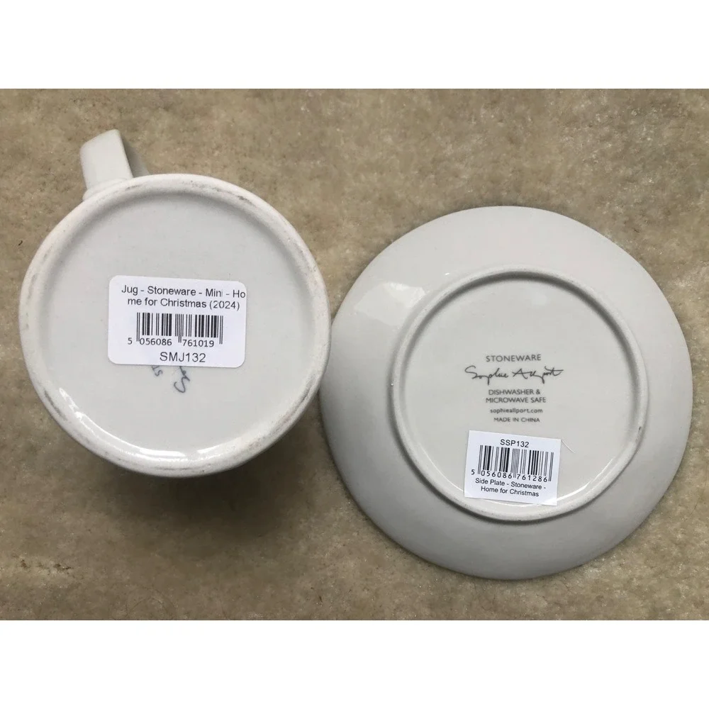 New Sophie‎ Allport  2 pc Christmas Stoneware set